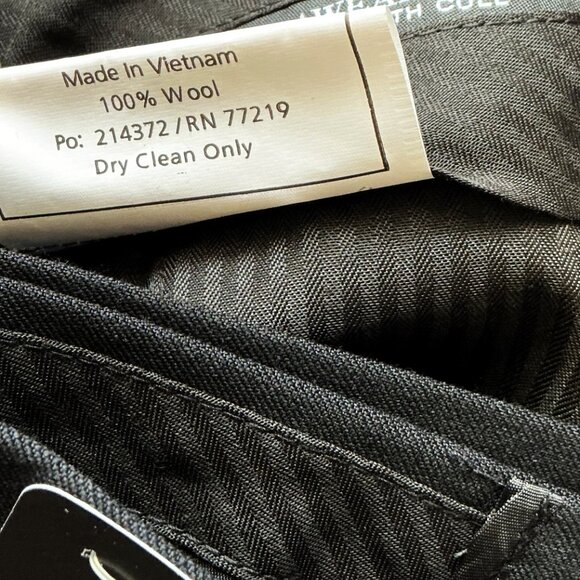 AWARENESS KENNETH COLE 100% WOOL BIG & TALL MEN'S DRESS PANTS 48 - Picture 13 of 14